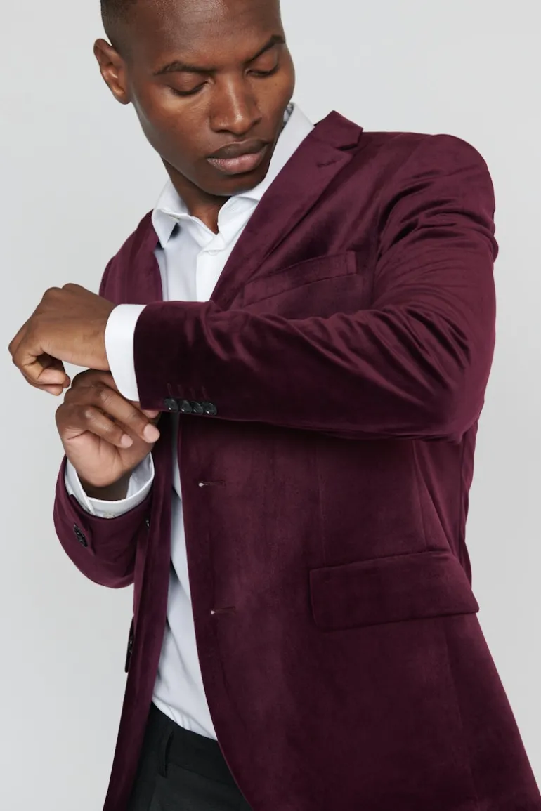 MAgeorge Velour Blazer