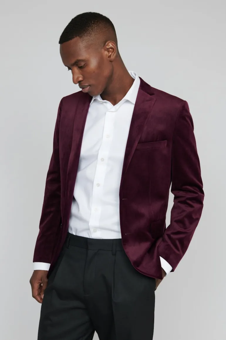 MAgeorge Velour Blazer