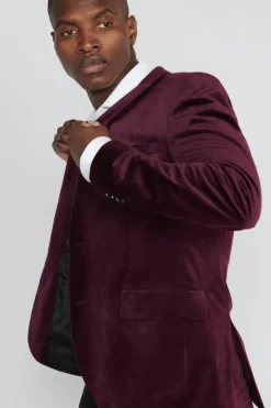 MAgeorge Velour Blazer